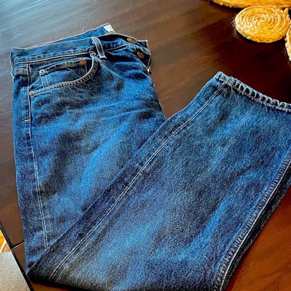 Agolde Dark Blue Parker Jean